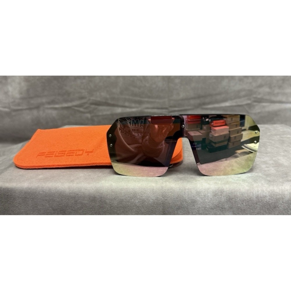 Feisedy womens iridescent sunglasses